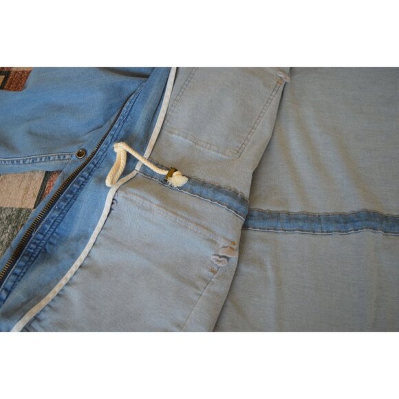 NWT Judy Blue Zip Up Denim Jean Jacket Cinched Waist Women's Size 3XL Boho Fall - Picture 8 of 13